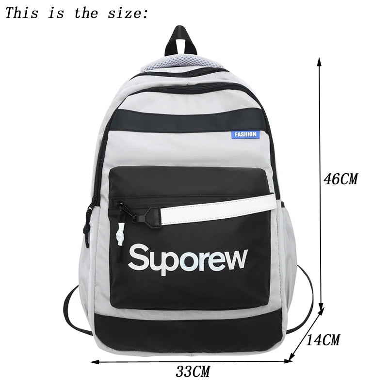 New Printing Teenager Book Bag Girl Boy Travel Laptop Student Backpack Ladies Man College Fashion Women Leisure School Rucksack