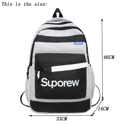 New Printing Teenager Book Bag Girl Boy Travel Laptop Student Backpack Ladies Man College Fashion Women Leisure School Rucksack