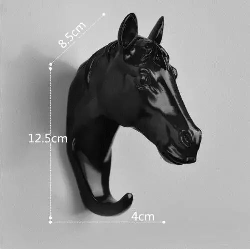 New ROTOCAST Material Light Environmental Protection Animal Hook Home Decoration Wall Storage Rhinoceros Simulation Wall Hanging
