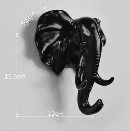 New ROTOCAST Material Light Environmental Protection Animal Hook Home Decoration Wall Storage Rhinoceros Simulation Wall Hanging