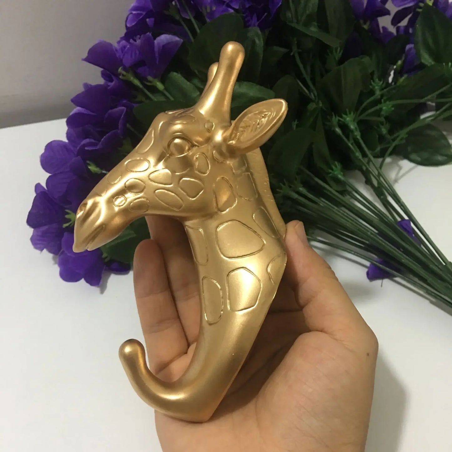 New ROTOCAST Material Light Environmental Protection Animal Hook Home Decoration Wall Storage Rhinoceros Simulation Wall Hanging