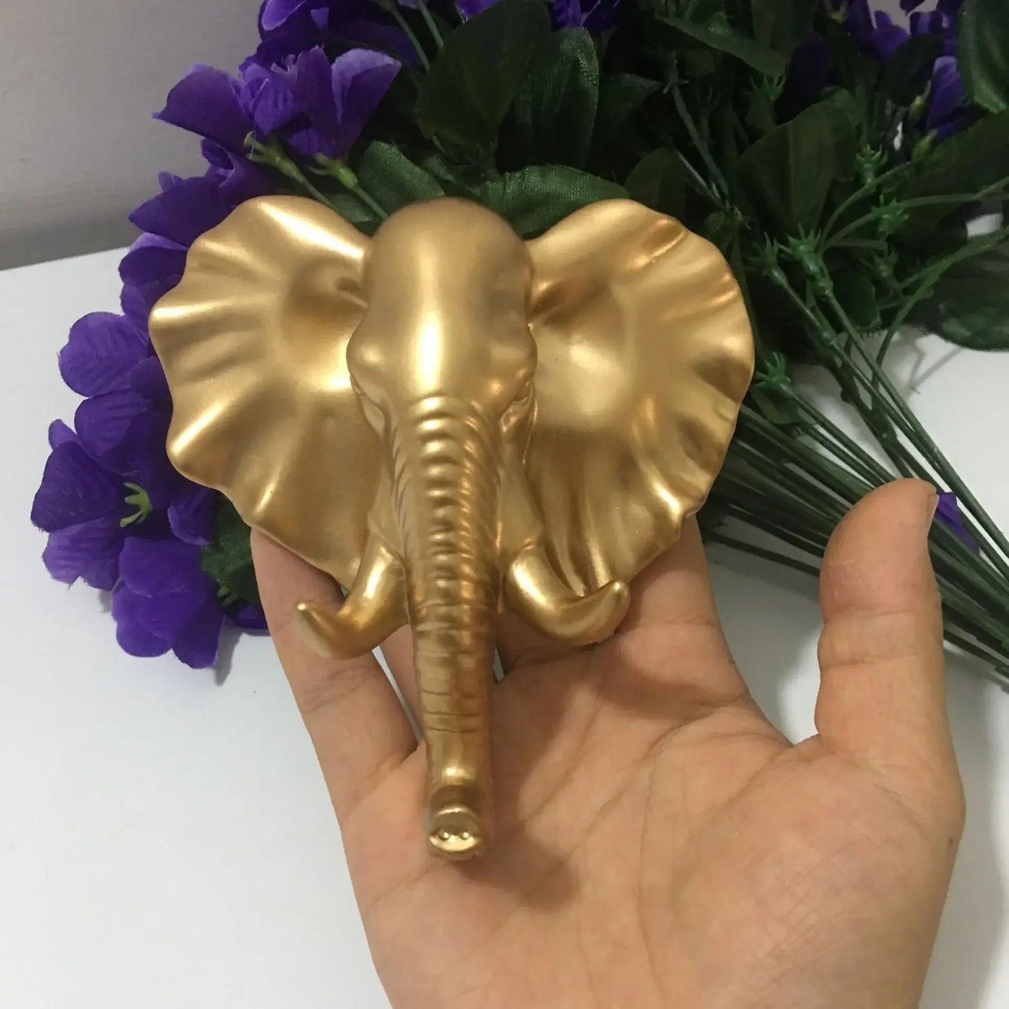 New ROTOCAST Material Light Environmental Protection Animal Hook Home Decoration Wall Storage Rhinoceros Simulation Wall Hanging