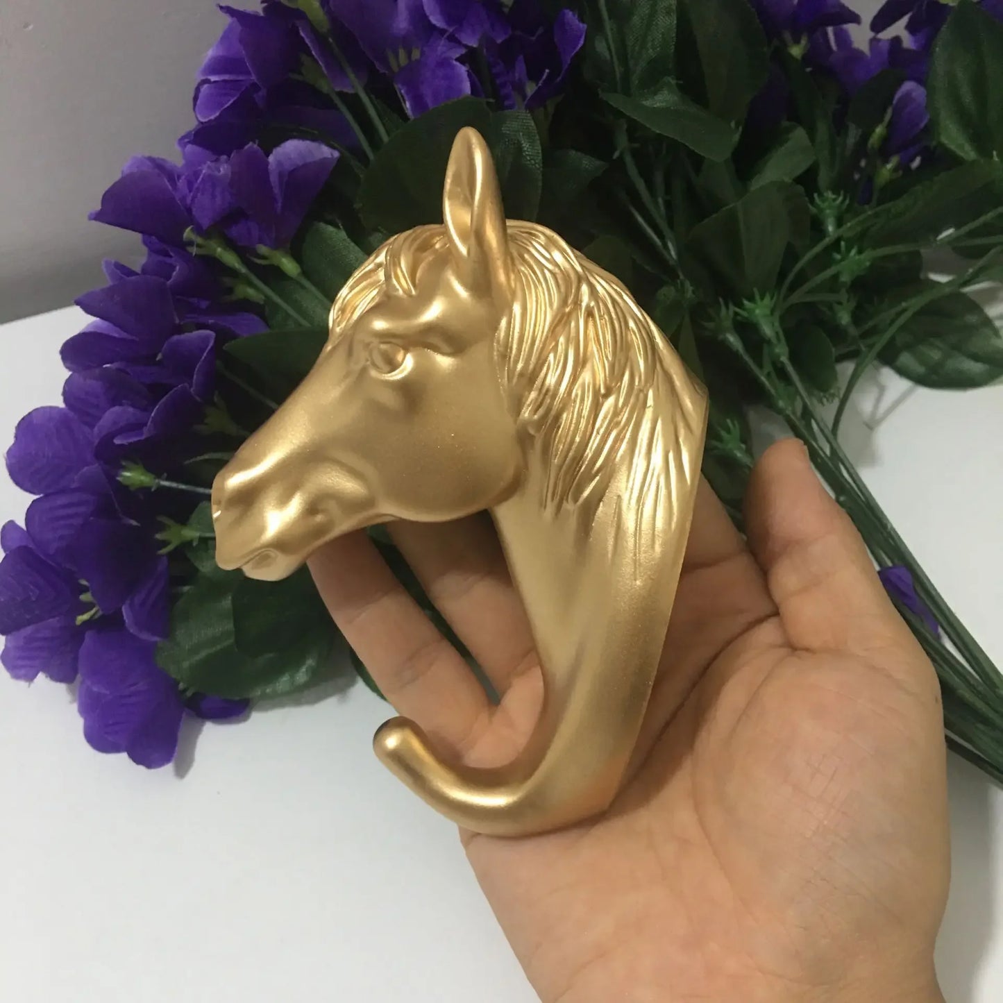New ROTOCAST Material Light Environmental Protection Animal Hook Home Decoration Wall Storage Rhinoceros Simulation Wall Hanging