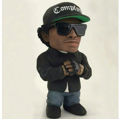 New Rapper Star Cool Hip Hop Guy Ornaments Creative Desktop Statue Home Living Room Office Decor Doll Rapper Figurine