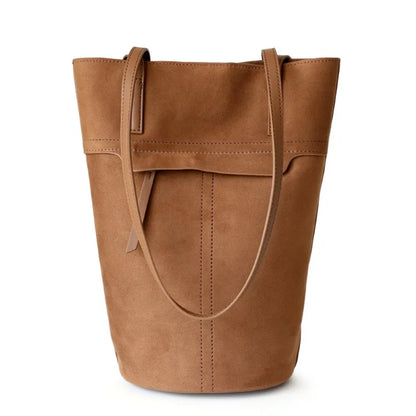 New Retro Flannel Tote Bag Elegant Commuter Fashion Modern Lady Shoulder Bags Large Capacity Multi Function Practical Bolsos