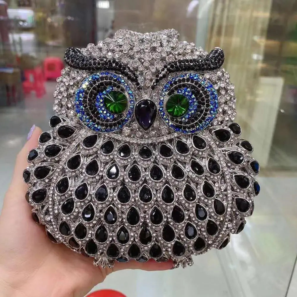 New Rhinestone Women Clutch Bag Crystal Banquet Evening Bag Luxury Hollow Out Diamond Ladies Evening Bags Clutch Chain gift Bag