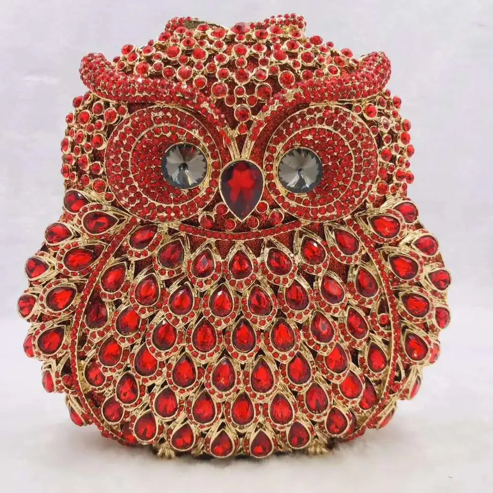 New Rhinestone Women Clutch Bag Crystal Banquet Evening Bag Luxury Hollow Out Diamond Ladies Evening Bags Clutch Chain gift Bag