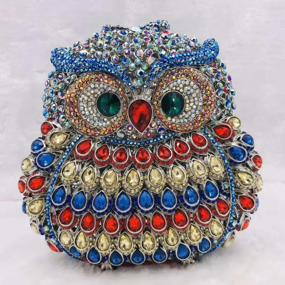 New Rhinestone Women Clutch Bag Crystal Banquet Evening Bag Luxury Hollow Out Diamond Ladies Evening Bags Clutch Chain gift Bag