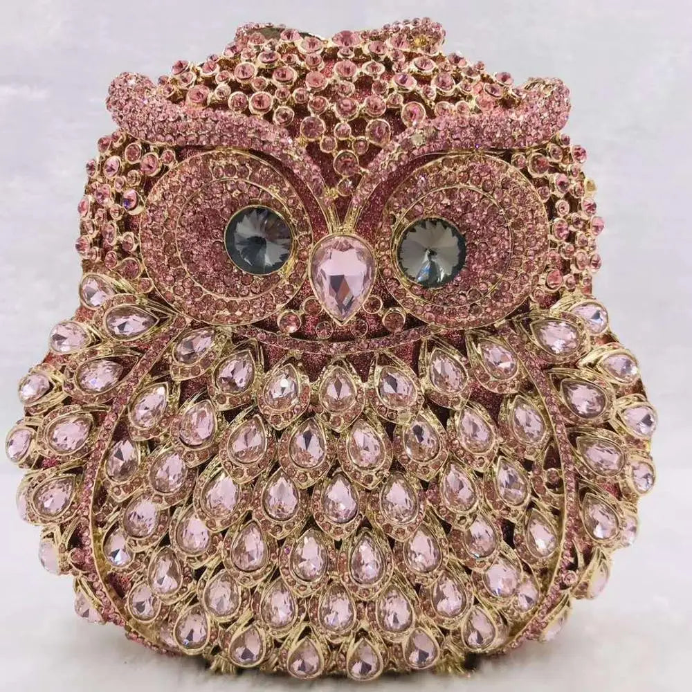 New Rhinestone Women Clutch Bag Crystal Banquet Evening Bag Luxury Hollow Out Diamond Ladies Evening Bags Clutch Chain gift Bag
