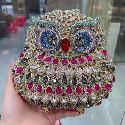 New Rhinestone Women Clutch Bag Crystal Banquet Evening Bag Luxury Hollow Out Diamond Ladies Evening Bags Clutch Chain gift Bag
