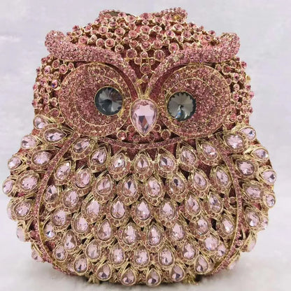 New Rhinestone Women Clutch Bag Crystal Banquet Evening Bag Luxury Hollow Out Diamond Ladies Evening Bags Clutch Chain gift Bag
