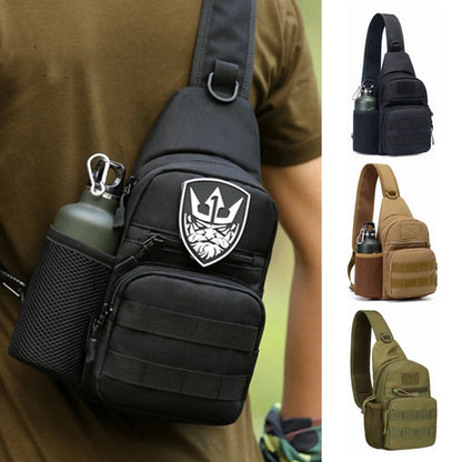 New Riding Chest Bag With 900D Oxford Mens Multifunction Single Strap Anti Theft Chest Bag With Adjustable Shoulder Strap