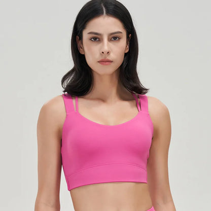 New Rose Red  Black White Women Bra Ribbed Tops Shirt for Vest Women Camisole Sportswear