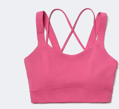 New Rose Red  Black White Women Bra Ribbed Tops Shirt for Vest Women Camisole Sportswear