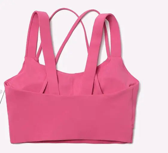 New Rose Red  Black White Women Bra Ribbed Tops Shirt for Vest Women Camisole Sportswear