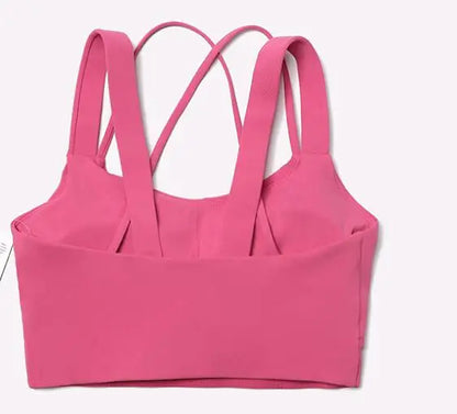 New Rose Red  Black White Women Bra Ribbed Tops Shirt for Vest Women Camisole Sportswear