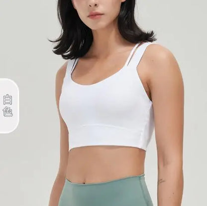 New Rose Red  Black White Women Bra Ribbed Tops Shirt for Vest Women Camisole Sportswear