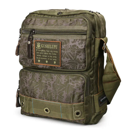New Ruil Men Camouflage Outdoor Camouflage Shoulder Bags Waterproof Oxford Cloth Casual Travel Crossbody Bags