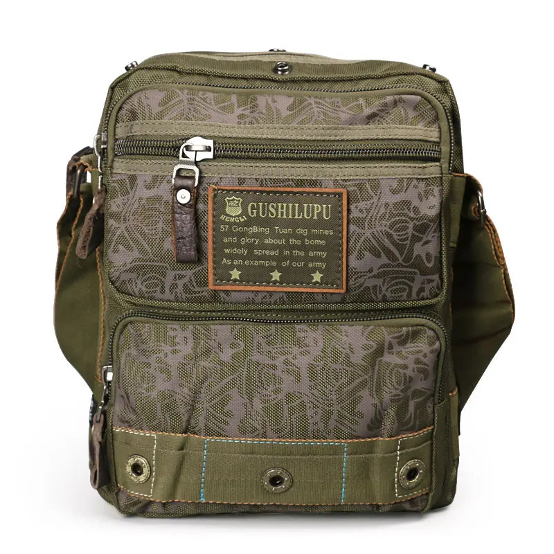 New Ruil Men Camouflage Outdoor Camouflage Shoulder Bags Waterproof Oxford Cloth Casual Travel Crossbody Bags
