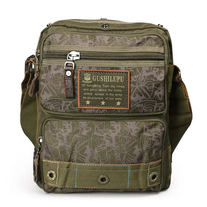 New Ruil Men Camouflage Outdoor Camouflage Shoulder Bags Waterproof Oxford Cloth Casual Travel Crossbody Bags