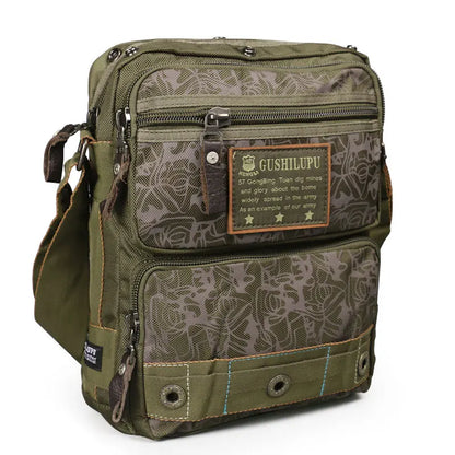 New Ruil Men Camouflage Outdoor Camouflage Shoulder Bags Waterproof Oxford Cloth Casual Travel Crossbody Bags