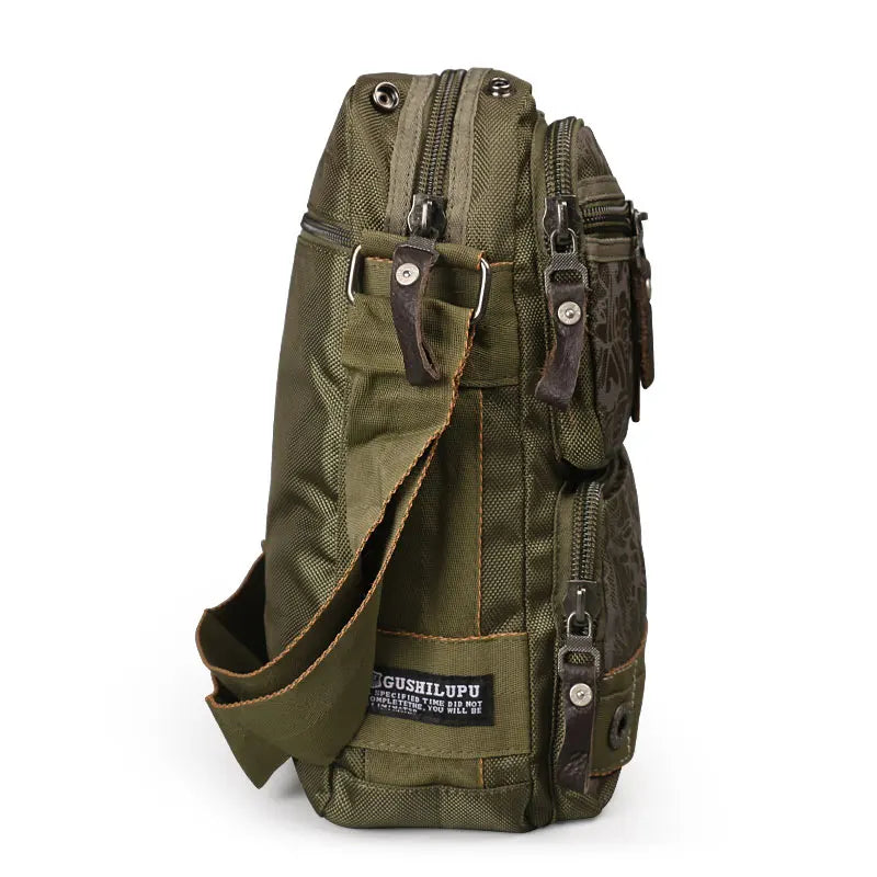 New Ruil Men Camouflage Outdoor Camouflage Shoulder Bags Waterproof Oxford Cloth Casual Travel Crossbody Bags