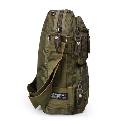 New Ruil Men Camouflage Outdoor Camouflage Shoulder Bags Waterproof Oxford Cloth Casual Travel Crossbody Bags