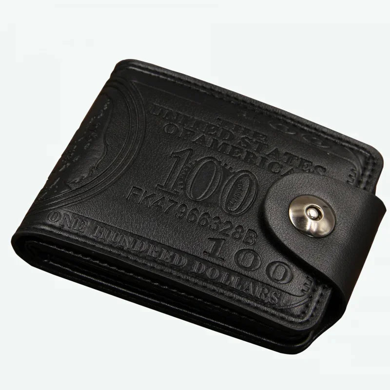 New Short PU Leather For Men Luxury Coin Wallet Business Mini Man Card Holders Multifunctional Male Small Purse