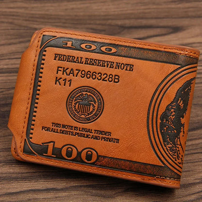 New Short PU Leather For Men Luxury Coin Wallet Business Mini Man Card Holders Multifunctional Male Small Purse