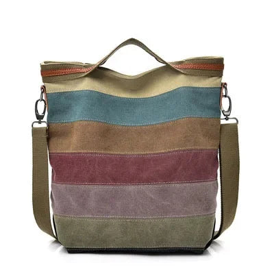 New Shoulder Casual Women's Fashion Banquet Handbag Crossbody Large Capacity Canvas Bag