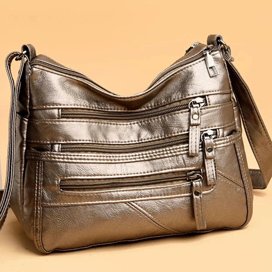 New Shoulder Crossbody Bags for Women High Quality Pu Leather Messenger Bag for Girls 2021 Female Purse And Handbags Sac A Main