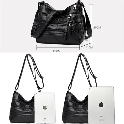 New Shoulder Crossbody Bags for Women High Quality Pu Leather Messenger Bag for Girls 2021 Female Purse And Handbags Sac A Main