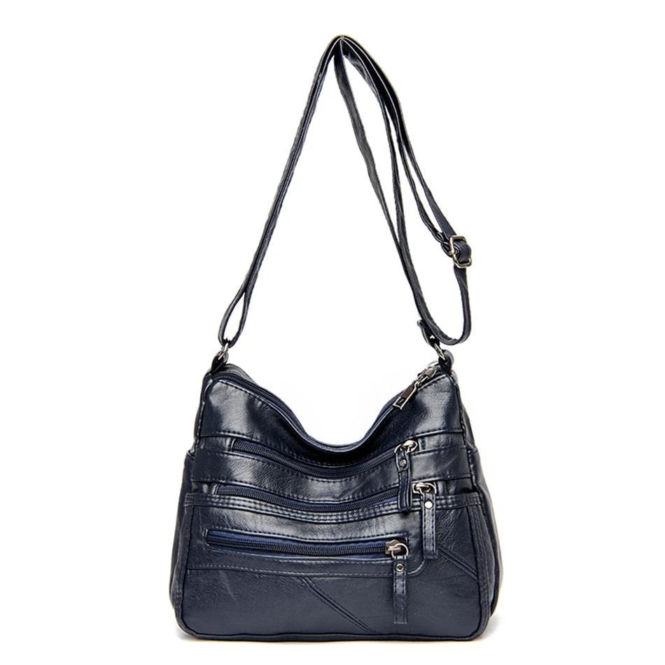 New Shoulder Crossbody Bags for Women High Quality Pu Leather Messenger Bag for Girls 2021 Female Purse And Handbags Sac A Main