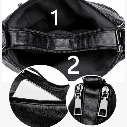 New Shoulder Crossbody Bags for Women High Quality Pu Leather Messenger Bag for Girls 2021 Female Purse And Handbags Sac A Main