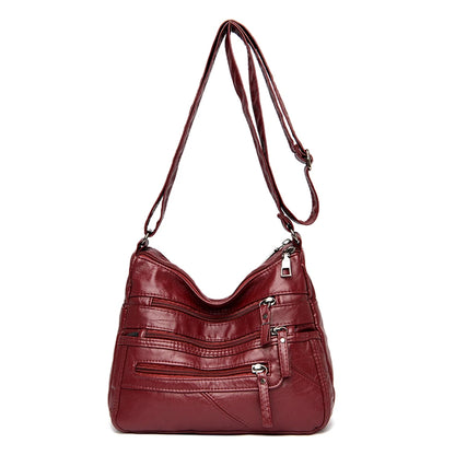 New Shoulder Crossbody Bags for Women High Quality Pu Leather Messenger Bag for Girls 2021 Female Purse And Handbags Sac A Main