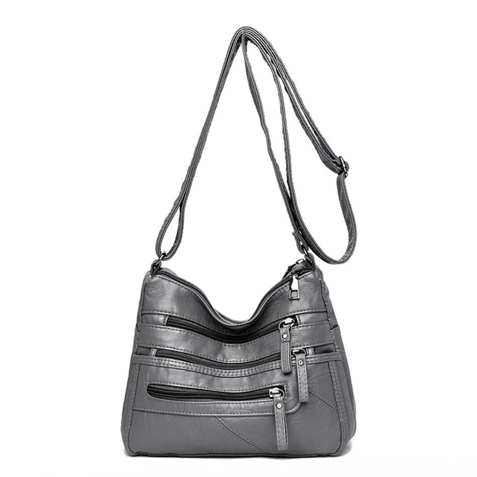 New Shoulder Crossbody Bags for Women High Quality Pu Leather Messenger Bag for Girls 2021 Female Purse And Handbags Sac A Main