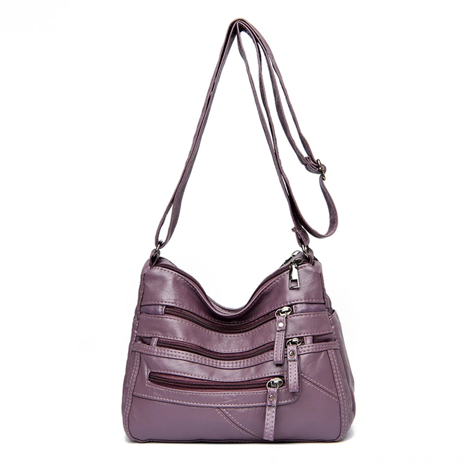 New Shoulder Crossbody Bags for Women High Quality Pu Leather Messenger Bag for Girls 2021 Female Purse And Handbags Sac A Main