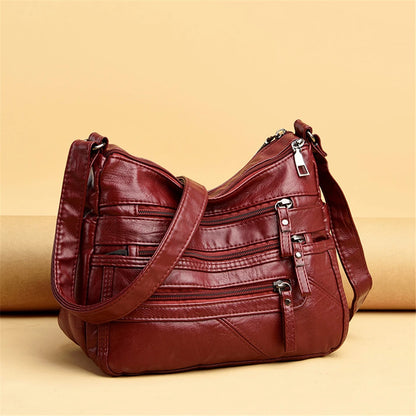 New Shoulder Crossbody Bags for Women High Quality Pu Leather Messenger Bag for Girls 2021 Female Purse And Handbags Sac A Main