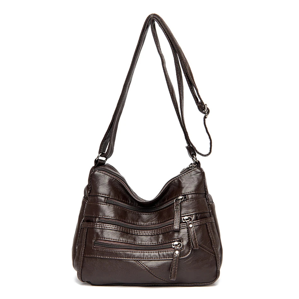 New Shoulder Crossbody Bags for Women High Quality Pu Leather Messenger Bag for Girls 2021 Female Purse And Handbags Sac A Main
