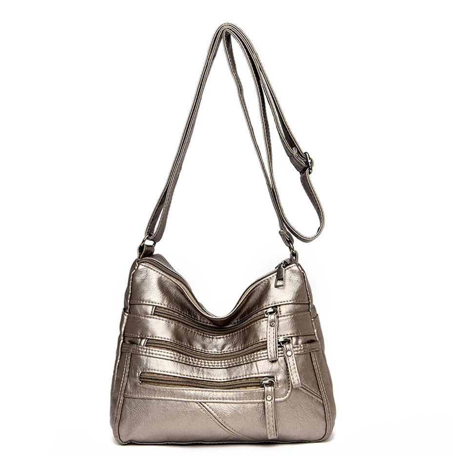 New Shoulder Crossbody Bags for Women High Quality Pu Leather Messenger Bag for Girls 2021 Female Purse And Handbags Sac A Main