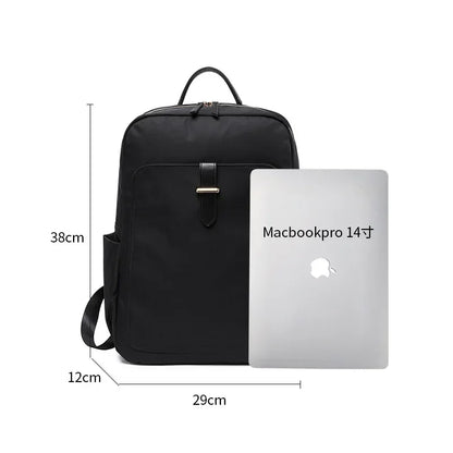 New Smple Backpack Ladies Elegant Waterproof Travel Bag Fashion Leisure College High School Computer Backpack Simple Backpacks