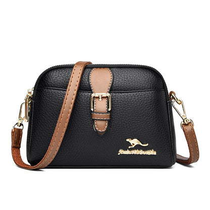 New Soft Leather Shoulder Crossbody Bags for Women High Quality Ladies Messenger Bags 2023 Fashion Female Purses and Handbags