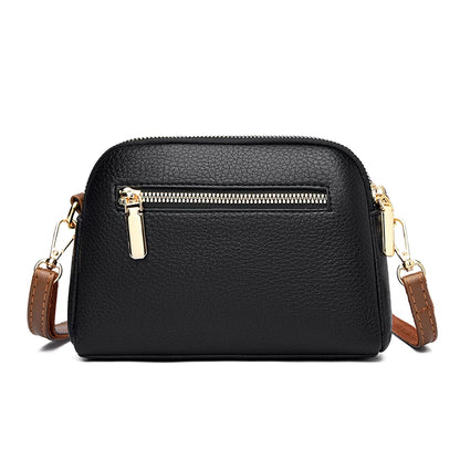 New Soft Leather Shoulder Crossbody Bags for Women High Quality Ladies Messenger Bags 2023 Fashion Female Purses and Handbags