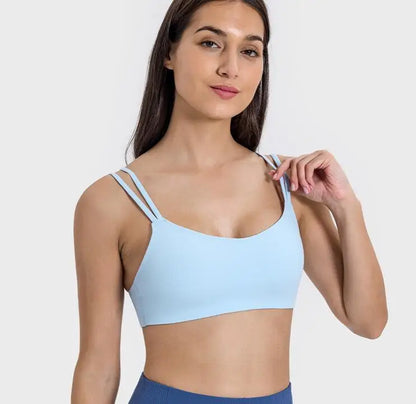 New Solid Color Bra Ribbed Top Casual Basic Vest Size 4 6 8 10 12