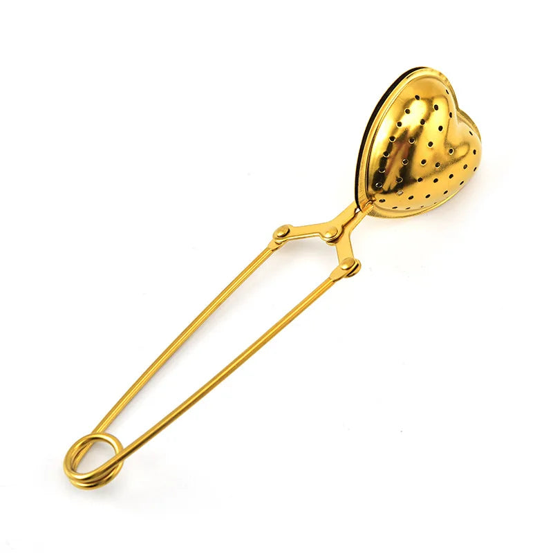 New Stainless Steel Tea Infuser Reusable Mesh Tea Strainer Metal Tea Bag Firmly Filter Leaf Green Tea Strainer Mug Teapot Gadget