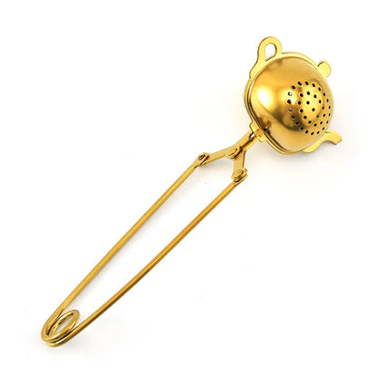 New Stainless Steel Tea Infuser Reusable Mesh Tea Strainer Metal Tea Bag Firmly Filter Leaf Green Tea Strainer Mug Teapot Gadget
