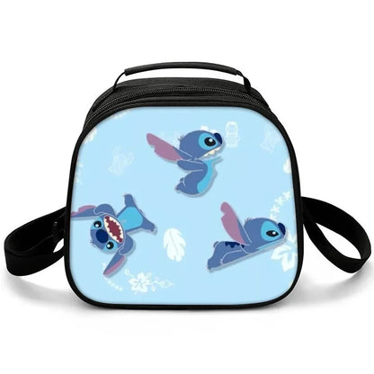 New Stitch Boys Girls Kids Messenger Bags Lunch Box Satchel Lunch Tote Lunch Bag for Children