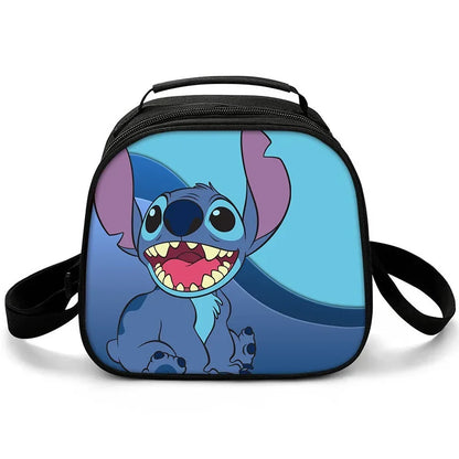 New Stitch Boys Girls Kids Messenger Bags Lunch Box Satchel Lunch Tote Lunch Bag for Children