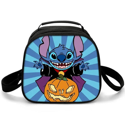 New Stitch Boys Girls Kids Messenger Bags Lunch Box Satchel Lunch Tote Lunch Bag for Children