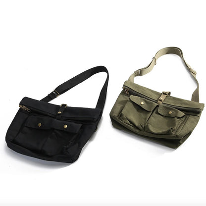 New Style Brand MEN'S Single-shoulder canvas leather women laptop bags for men Men Leisure Bag